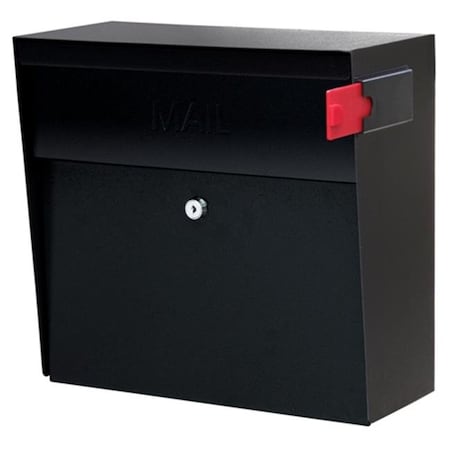 Mail Boss Mail Boss 7162 Metro Wall Mount Locking Mail Boss Black 7162